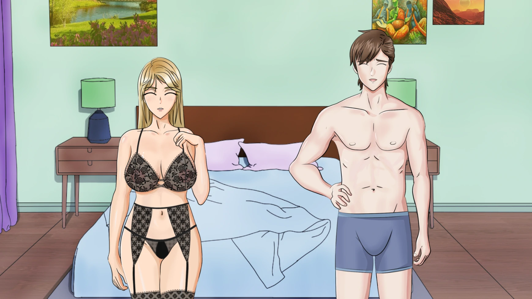 【欧美SLG/AIGPT汉化/2D】楼里的妻子Wife in the Building! [v0.4.50 Beta]【PC+安卓/0.7G/FM-转百度】 安卓端-第1张