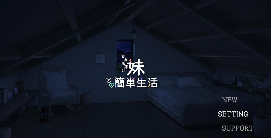 【互动SLG/中文/动态】和存在感薄弱妹妹一起的简单生活 ver0.22A 官方中文版【PC+1.2G/FM-转百度】 电脑端-第1张